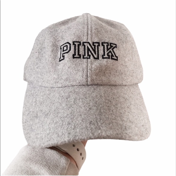 PINK Victoria's Secret Accessories - 3/$25🪴 Victoria’s Secret PINK Heather Gray Hat